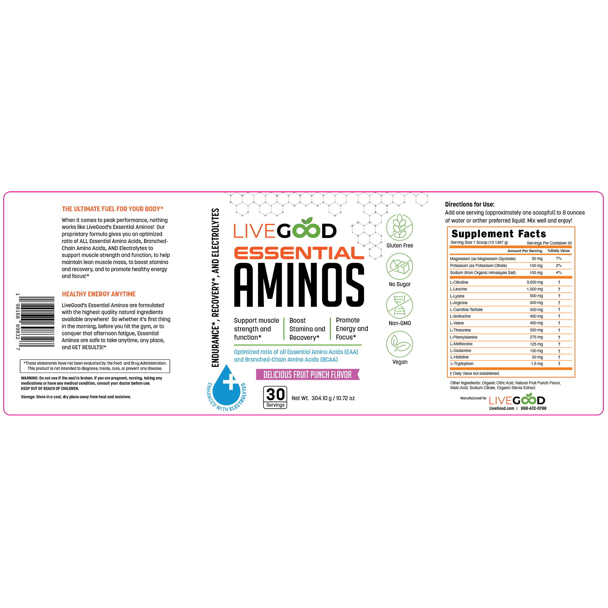 Essential Aminos detail