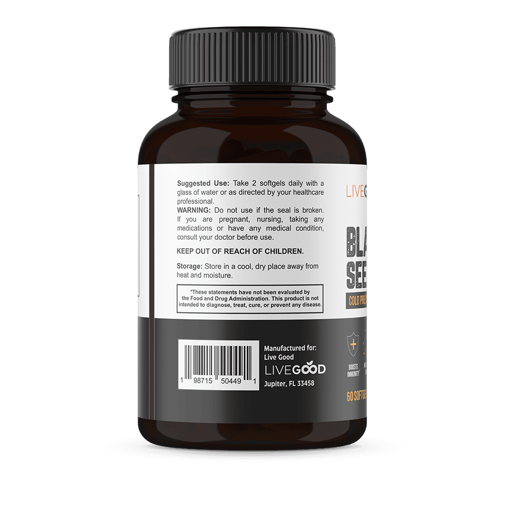 Black Seed Oil detail