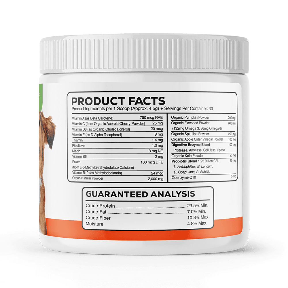 Organic Pet Multi-Vitamin detail