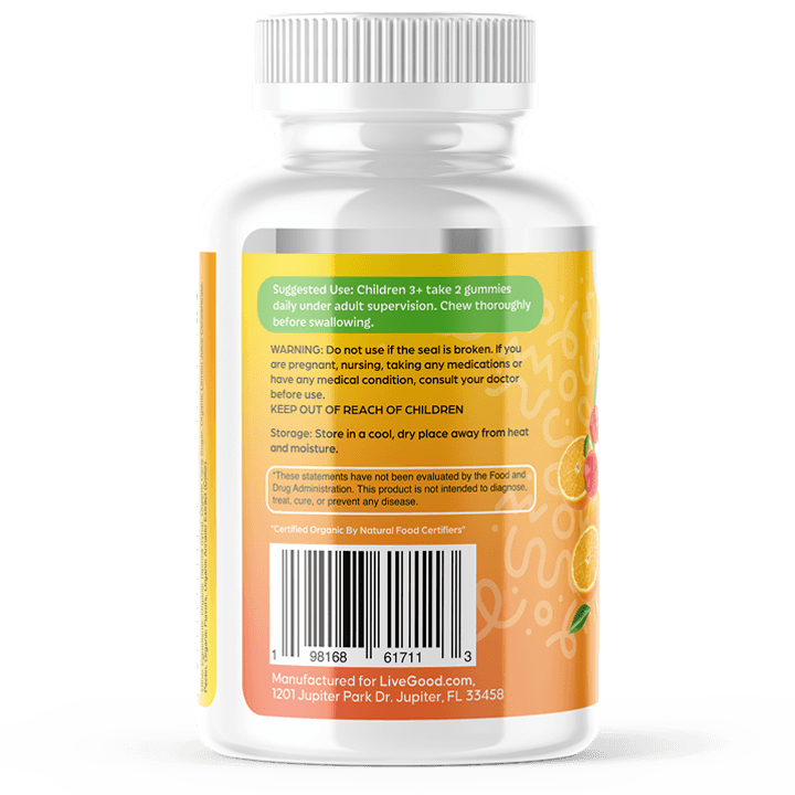Organic Children's Multi-Vitamin Gummies detail