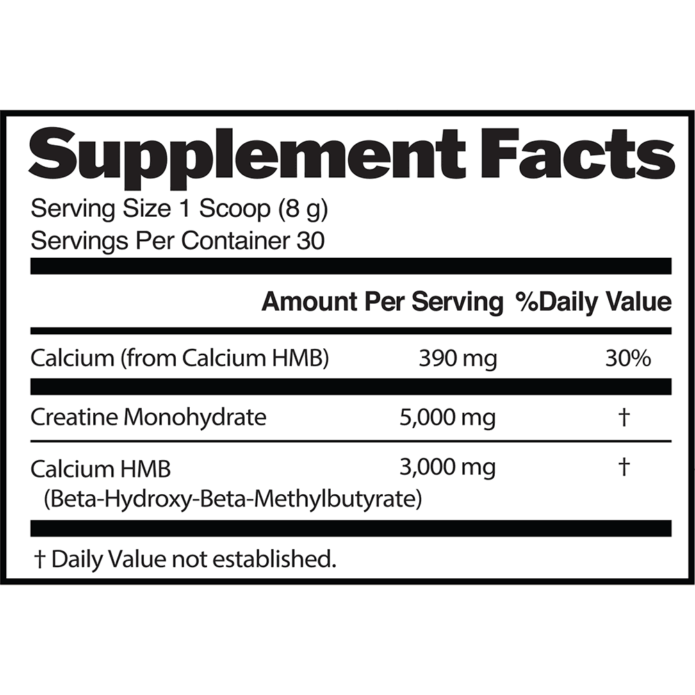 Creatine + HMB detail