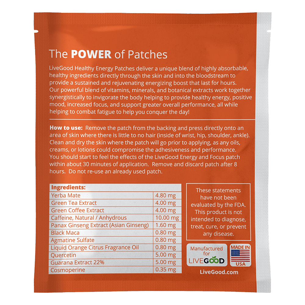 Energy and Focus Patches detail